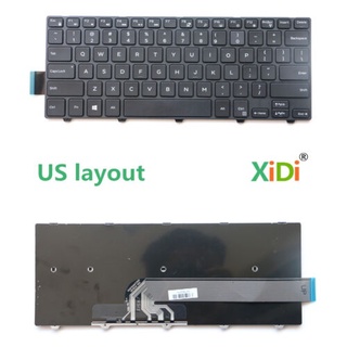 Bàn phím Laptop Dell Inspiron 14-3000 3442 3443 có LED ZIN