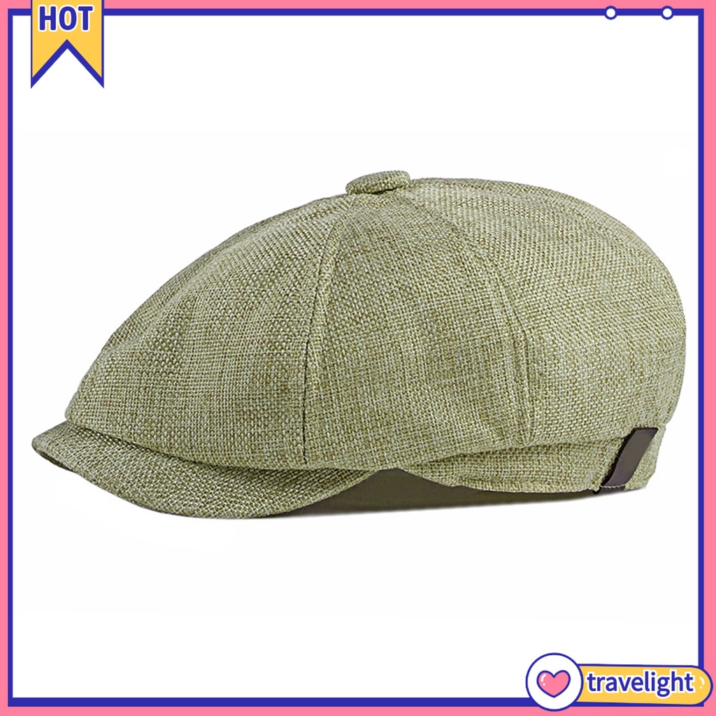 Mũ Beret Mỏng Co Giãn Nhanh Khô Phong Cách Vintage Cho Nam