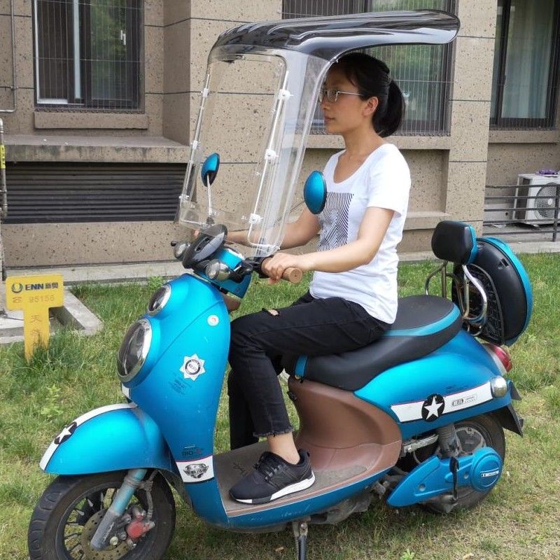 Phụ kiện ô mui mái che mưa nắng xe máy và xe đạp điện hottrend SALE OFF