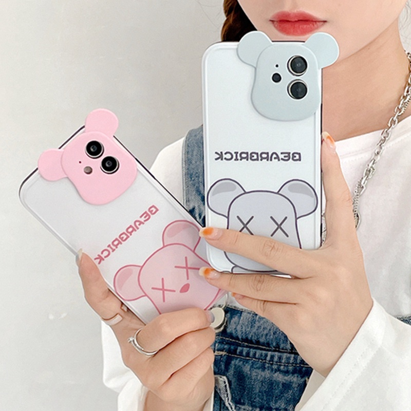 Mechanical Cool Bear IMD Stereo Lens iPhone 12 Pro Max 11 Pro Max X Xr Xs Max Xr 8 7 Plus