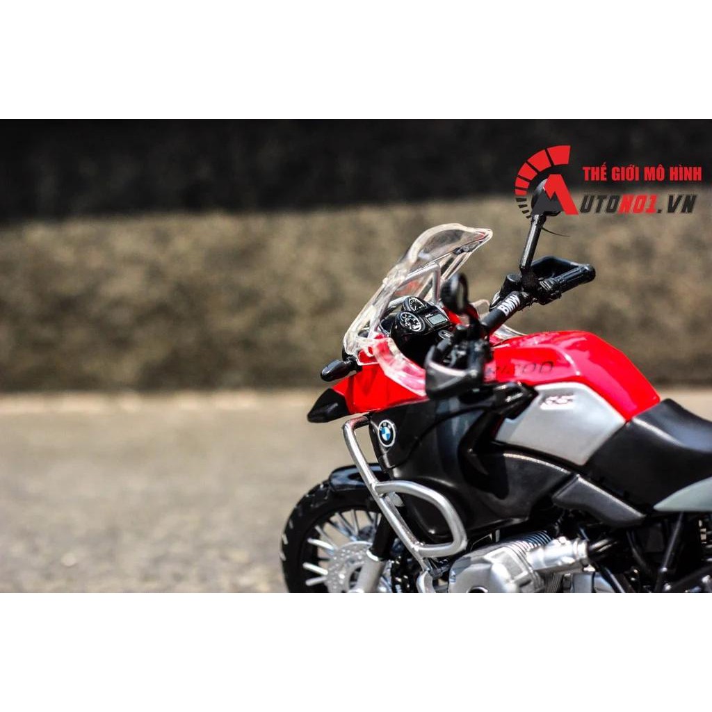 MÔ HÌNH BMW R1200GS RED BLACK 1:12 MAISTO 4530