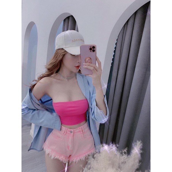 Áo Ống Quây Ngực Croptop 100% Cotton Đủ Màu Cho Chị Em Lựa Chọn Free Size