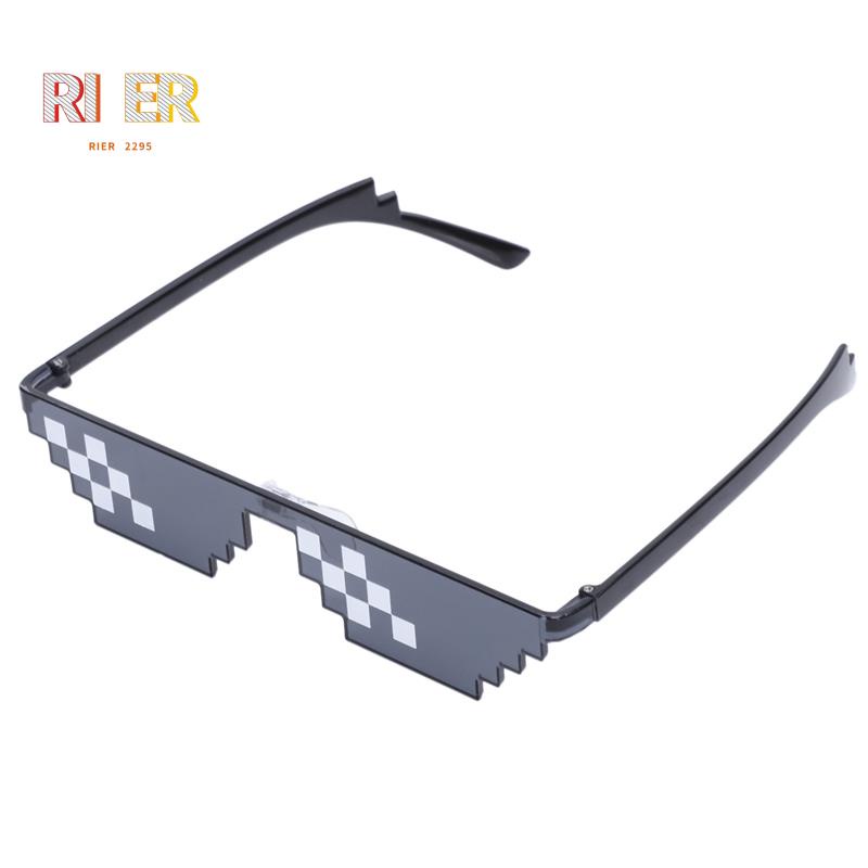 Thug Life Cosplay Sunglasses Japanese Pixels for Party / Cosplay Sunglasses Black 2