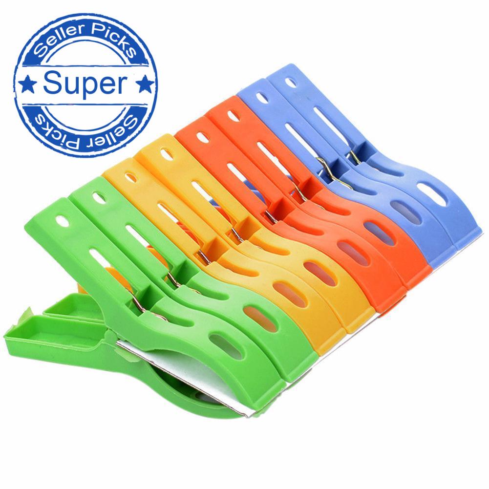 Set 8 kẹp nhựa phơi quần áo chống gió tiện dụng H8Y4