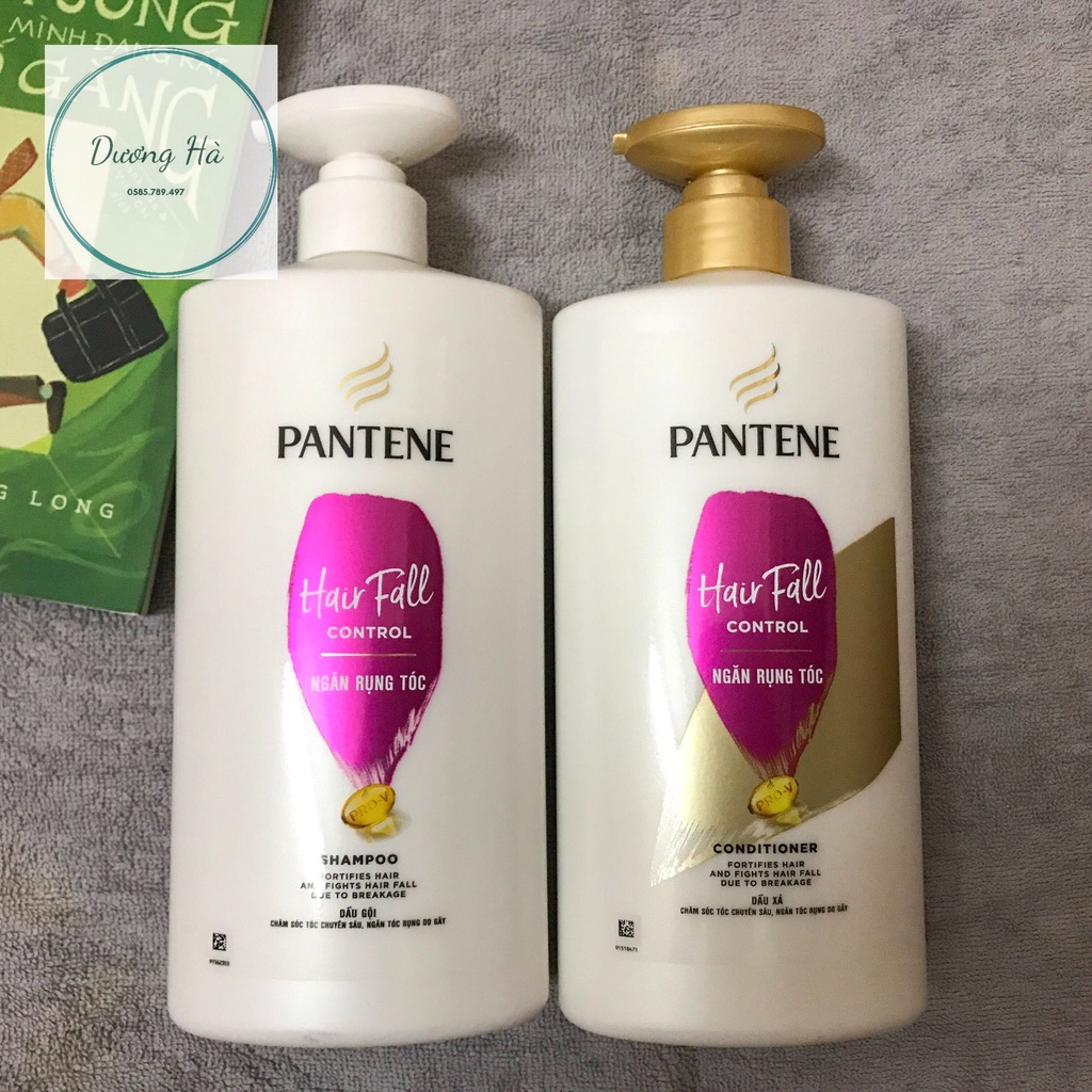 Dầu gội và dầu xả Pantene chai 650ml