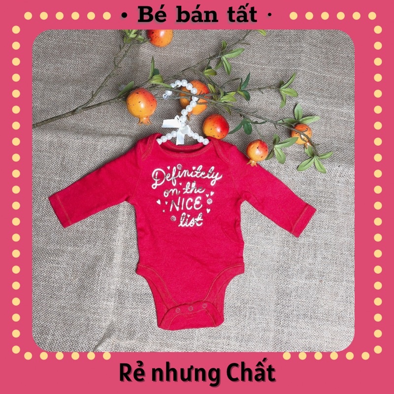 Bodysuit/Bodychip/Áo liền thân dài tay Old Navy- Definitely on the nice list