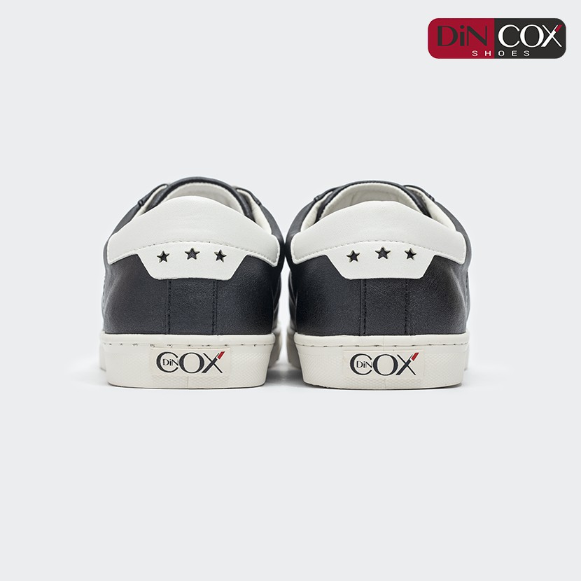 Giày Sneaker Da Nam Dincox C15 Black/White Sang Trọng Tinh Tế