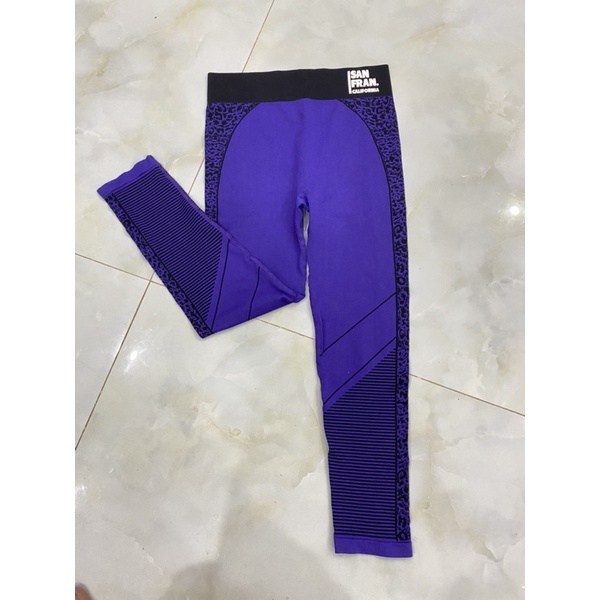 Legging Undiz Training tím cực đẹp dư xịn