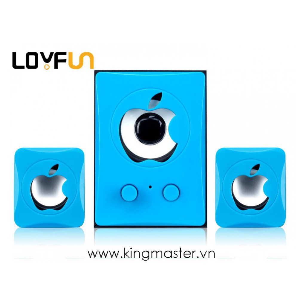 LOA 2.1 LOYFUN D100 CỔNG USB đời Mới, Âm Thanh Cực Trong, Bass Đập Mạnh