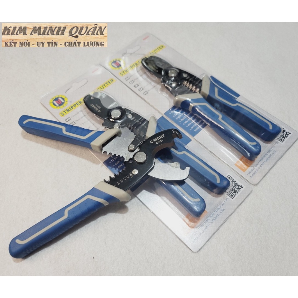 Kìm Cắt Cáp Tuốt Dây Đa Năng B0031 CMART