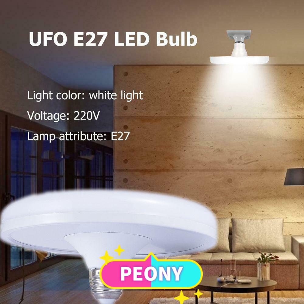 PEONY New LED Light White E27 UFO Bulb 220V 12W-65W Super Bright Home Warehouse Energy Saving/Multicolor
