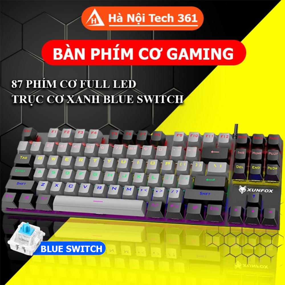 [Mã ELHAMS5 giảm 6% đơn 300K] Bàn Phím Cơ Gaming K80-Blue Switch Full Led 20 Chế Độ