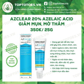 Azclear 20% Azelaic acid giảm mụn, mờ thâm
