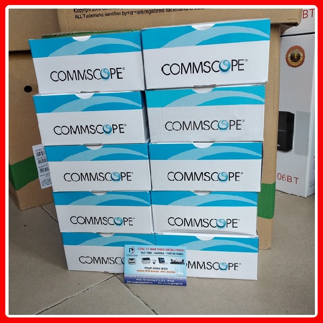 Hạt mạng RJ 45 Cat6 Commscope (Hộp 100 chiếc) P/N:6-2111-989 - Hàng chính hãng