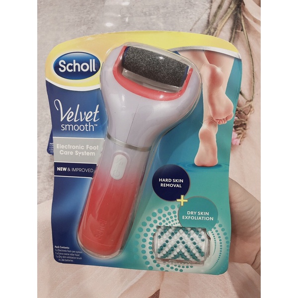 Máy chà gót chân tẩy tế bào chết Scholl Velvet Smooth Bản Cao Cấp -Hàng Úc