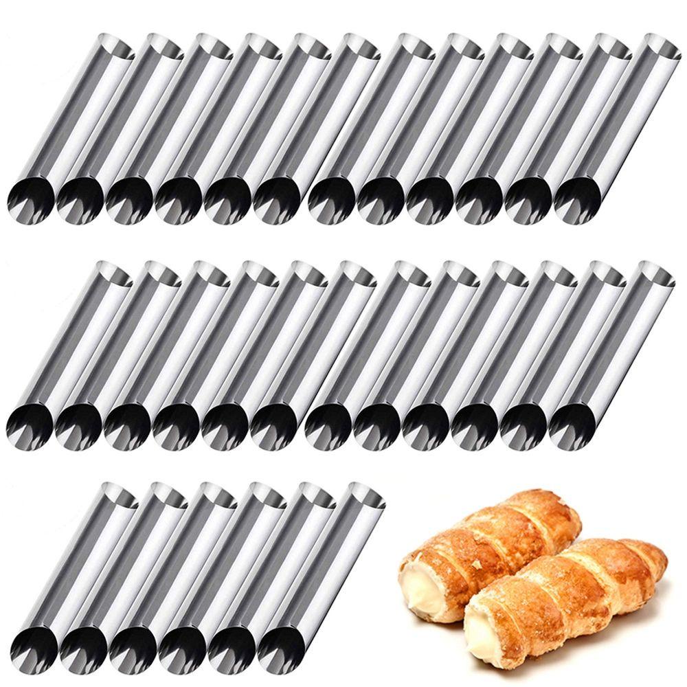 Bộ 6 Ống Làm Bánh Kem Bằng Thép Không Gỉ AUGUSTINA cannoli