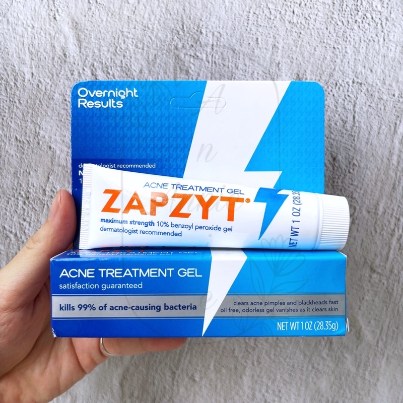 Kem mụn ZAPZYT Acne Treatment 10% Benzoyl Peroxide Gel