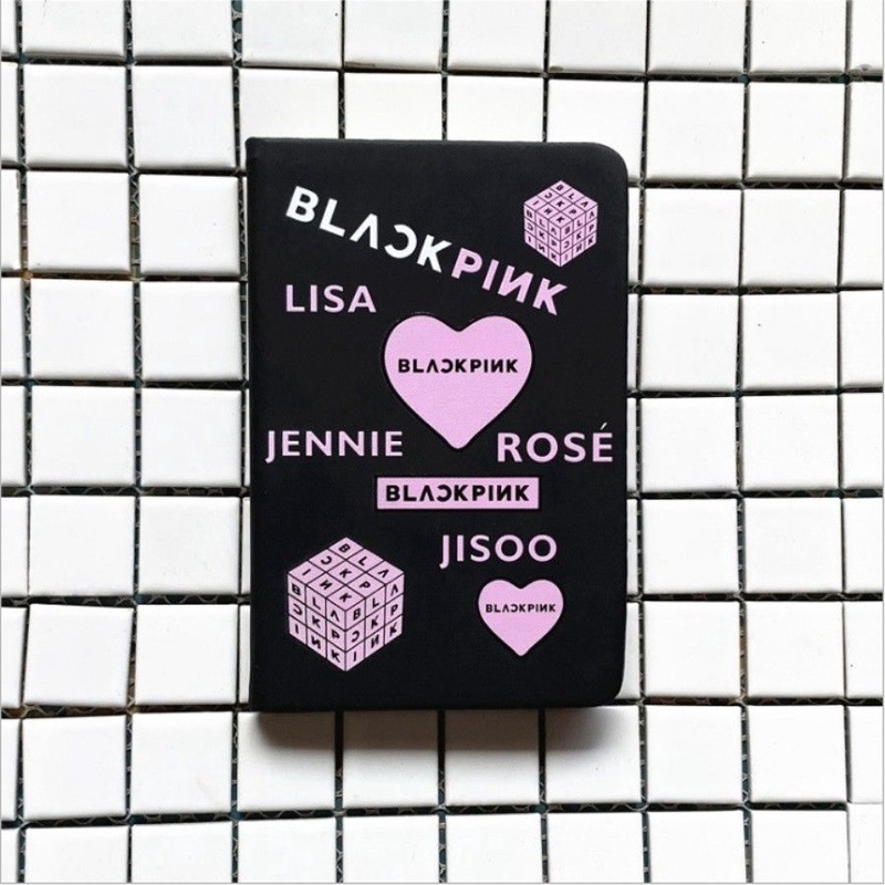 Kpop blackpink diary notebook pocketbook bút bi văn phòng phẩm mực đen lisa travel journal notebook