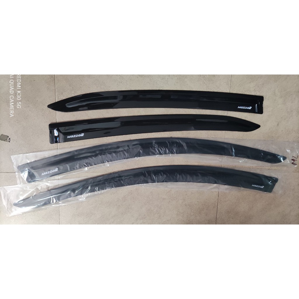 Vè Che Mưa Xe Mazda 2 2015-2021 Màu Đen Cao Cấp