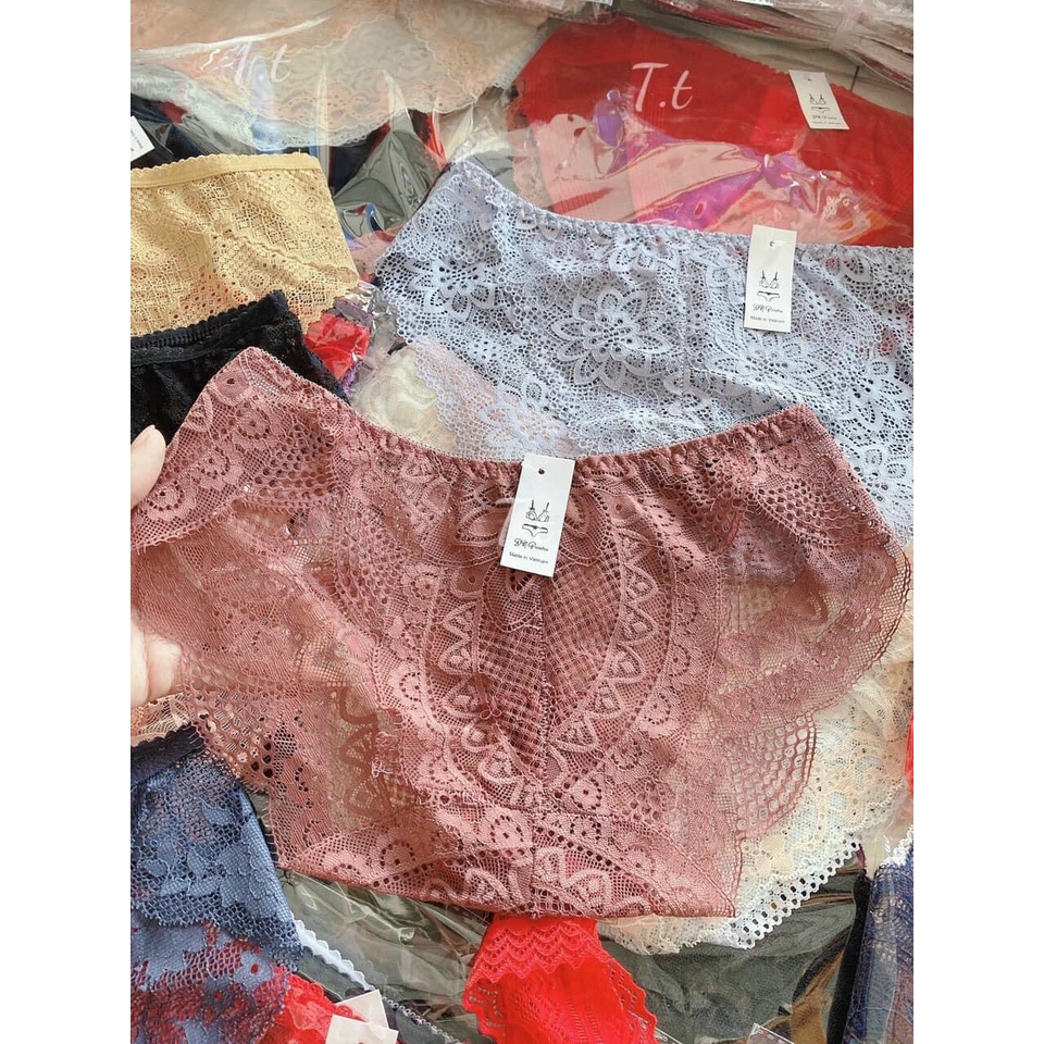 HỘP 5 QUẦN LÓT REN VIỀN SÓNG SEXY THIÊN NGA SIÊU THOÁNG