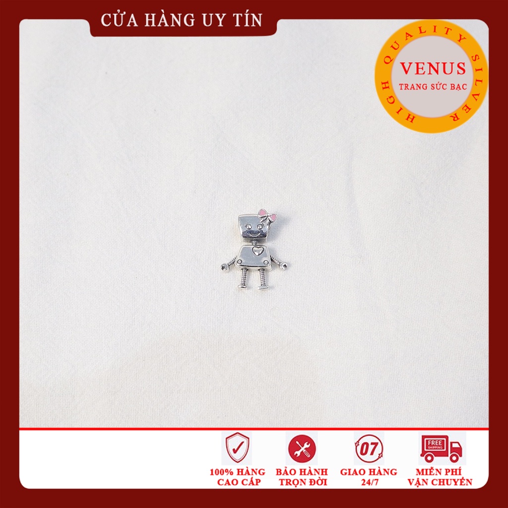 Charm Bella bot- Bạc s925 cao cấp- Trang sức bạc VENUS