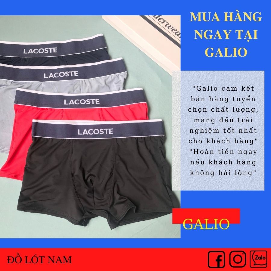 Quần sịp nam cao cấp co giãn 4 chiều thun lạnh quần lót đùi nam boxer đẹp đồ lót nam nhật bản sexy  - Galio