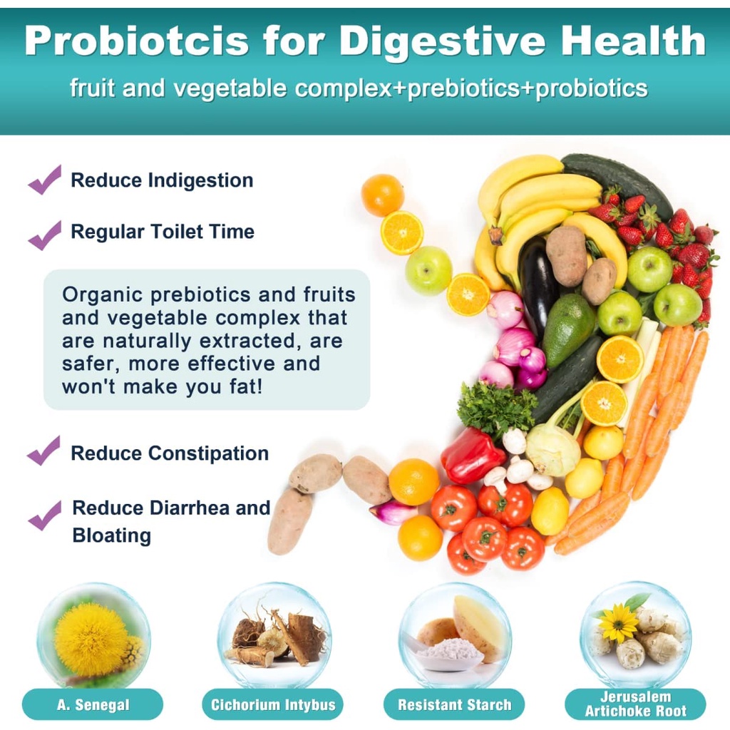 Lợi Khuẩn Phụ Nữ 5 trong 1 - 90 Viên - Hỗ Trợ Tiêu Hóa - Probiotic + Prebiotic - Probiotics + Prebiotics - Zebora