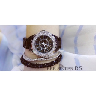Đồng hồ nữ bs size 34mm dây đá xinh xắn sang trọng hàng chính hãng
