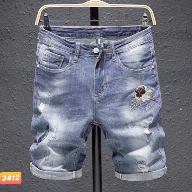 [ĐẸP HƠN NGƯỜI YÊU CŨ !!!] Quần short jean ,Quần short nam rách cao cấp đẹp giá rẻ TCSM 2412 Đẹp