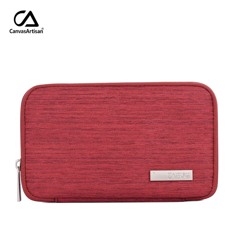 CanvasArtisan Túi Đựng Dây Cáp Sạc Dự Phòng/Cáp Sạc Dự Phòng/Cáp Sạc Điện Thoại Phong Cách Doanh Nhân