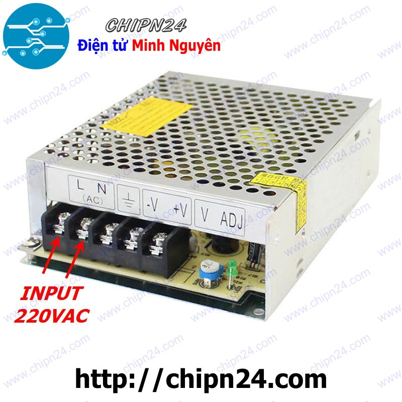[1 CỤC] (NGUON) Nguồn tổ ong 12V 5A
