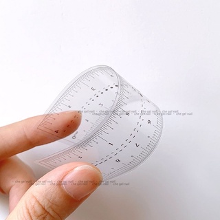 Thước dẻo đo móng làm nailbox ,đo móng úp
