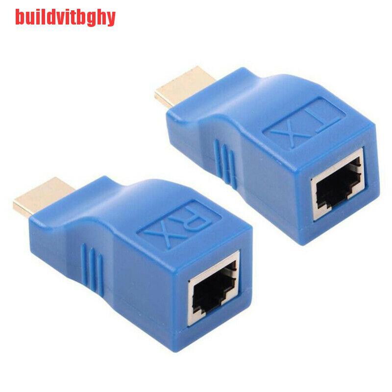 Bộ 2 Đầu Chuyển Đổi Tín Hiệu Từ 1080p HDMI Sang RJ45 Qua CAT-5e/6 Lan Ethernet HDTV | BigBuy360 - bigbuy360.vn