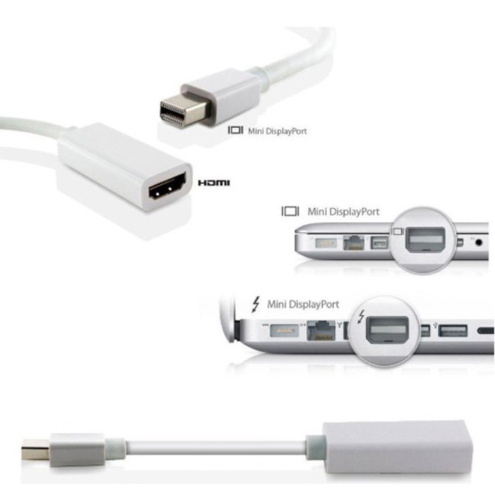 Cáp chuyển Mini Displayport to HDMI, mini dp ra hdmi FULLHD 1080p/ 4K có thể dùng cho Macbook Thunderbolt 2