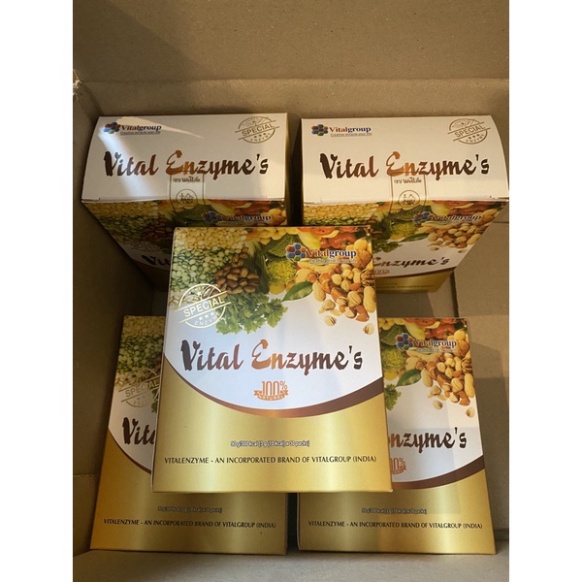 [Chính hãng] Vital Enzyme’s - hộp 30 gói - thanh lọc cơ thể hỗ trợ tiêu hóa bổ sung Enzyme tự nhiên