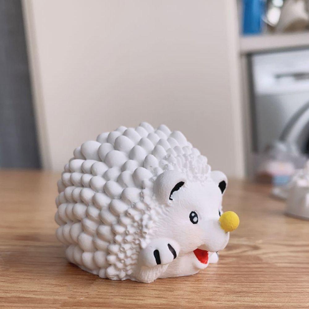 Khuôn Silicon Làm Xà Phòng Thủ Công Hình Nhím Gai 3D Dễ Thương