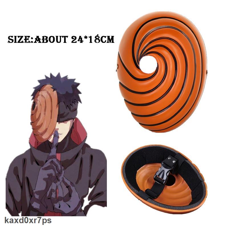 FREE SHIP Mặt nạ hóa trang Uchiha Tobi Obito Akatsuki Ninja Madara vui nhộn cho dịp halloween