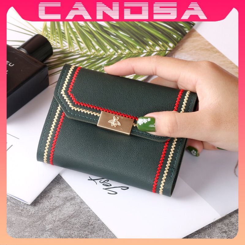 Ví nữ ngắn đẹp cầm tay mini nhỏ gọn bỏ túi nhiều ngăn dễ thương NG64