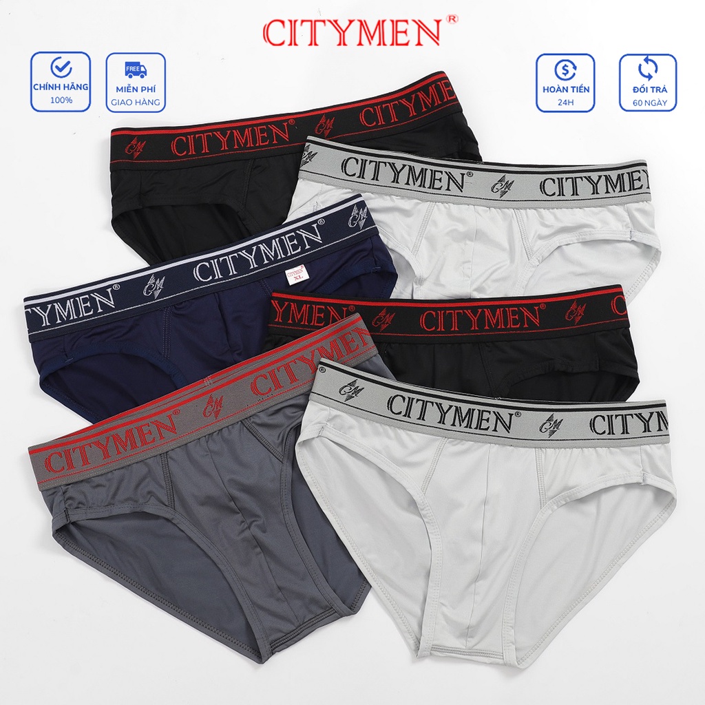 Quần Lót Nam CITYMEN Thun Lạnh Cao Cấp, Thông Thoáng Và Thấm Hút Tốt, Co Giãn 4 Chiều Mềm Mại