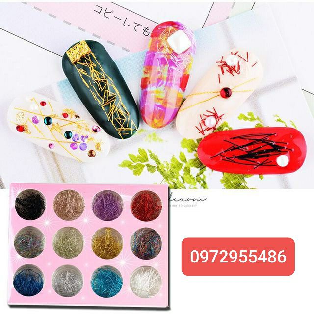 Sét nhũ sợi trang trí mới