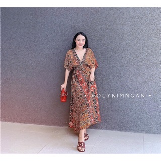 Đầmthổ cẩm maxi sang chảnh ❤️giá sỉ ❤️ ảnh thật