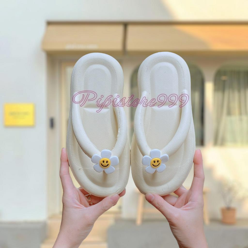 Dép Xỏ Ngón Nhựa EVA Siêu Nhẹ Hoa Cúc Đáng Yêu G027
