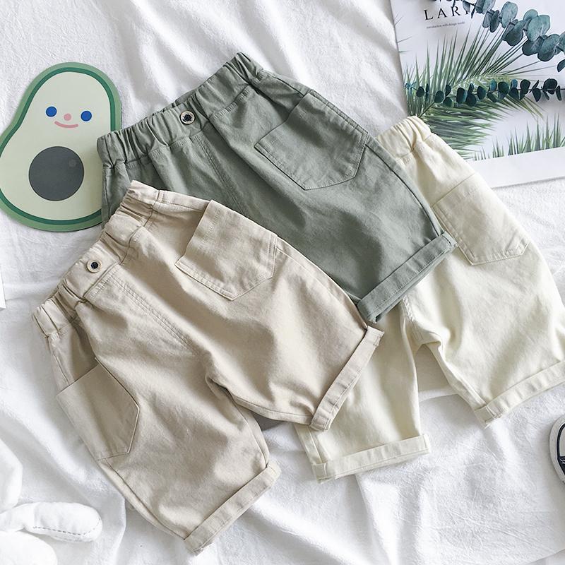 Quần Lửng Bằng Cotton Nguyên Chất Phong Cách Mới Cho Bé Trai