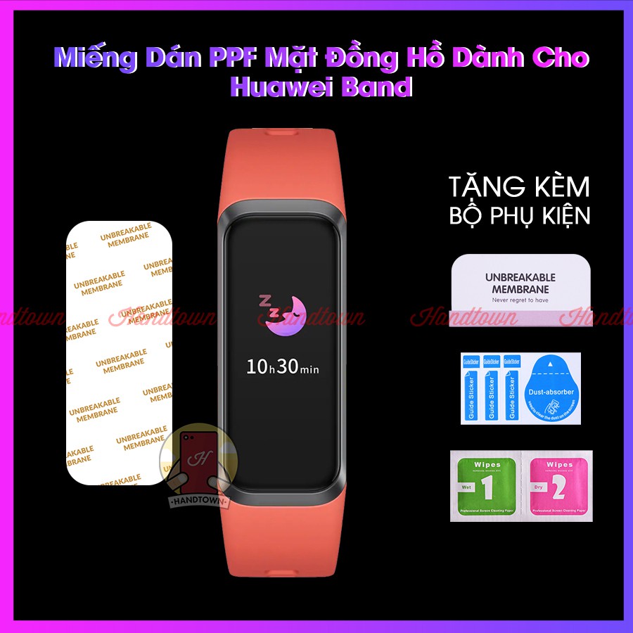 Miếng Dán Màn Hình PPF NTPU Huawei Band 4 band4 Kính Cường Lực Dẻo Trong Suốt Đồng hồ thông minh Chống Trầy Xước Va Đập