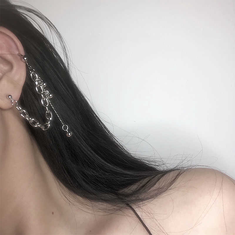 Khuyên Tai Dạng Dây Chuỗi Phong Cách Hàn Quốc 13072