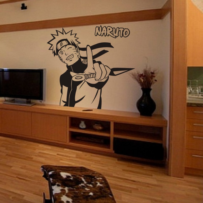 Miếng Dán Tường Vinyl Hình NARUTO Uzumaki