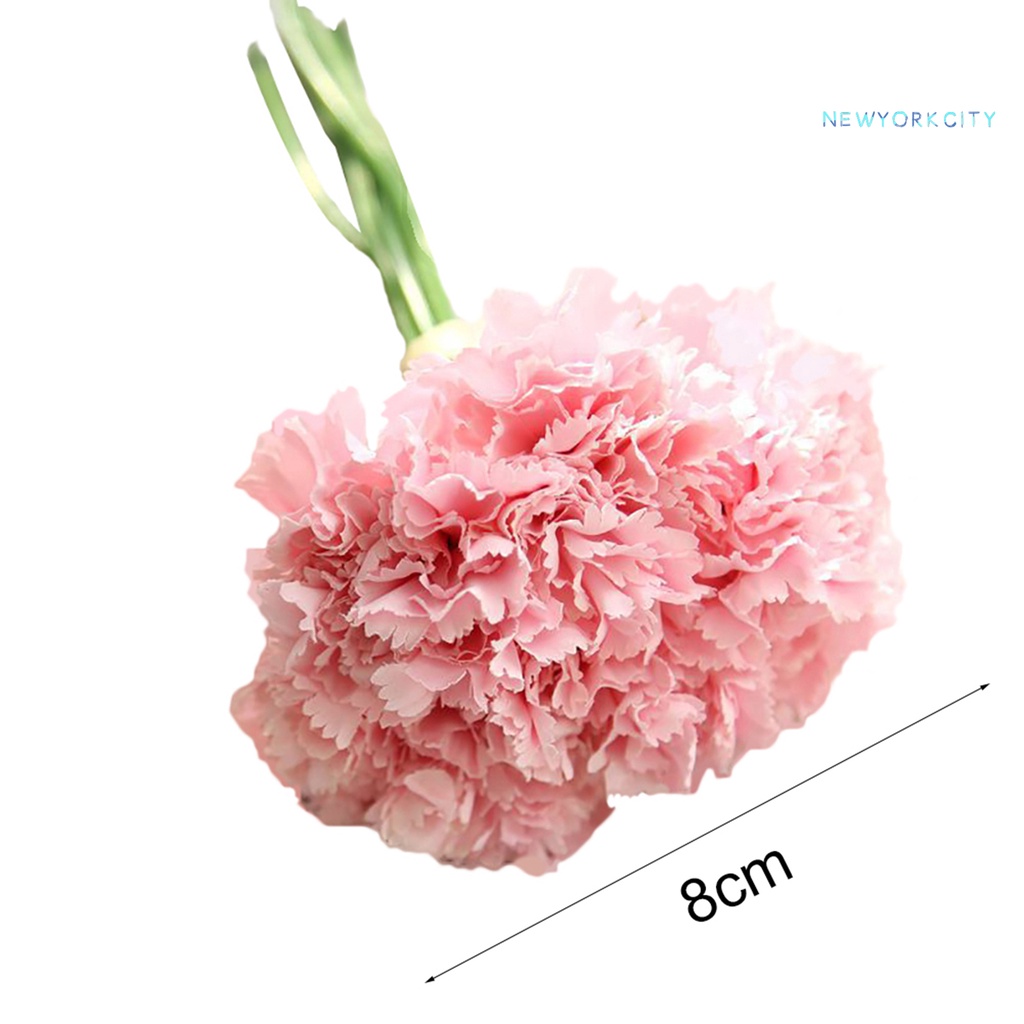 1 Bó Hoa Cẩm Chướng Nhân Tạo Bằng Lụa Cho Trang Trí