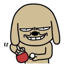 Bộ 30 Sticker CHÓ NÂU và những người bạn, dán nón bảo hiểm, dán laptop