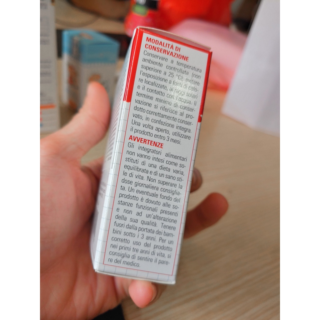 Buona Ferrodue - sắt hữu cơ nhỏ giọt cho bé vị dâu, dễ hấp thu - Lọ 15ml - Hàng chính hãng