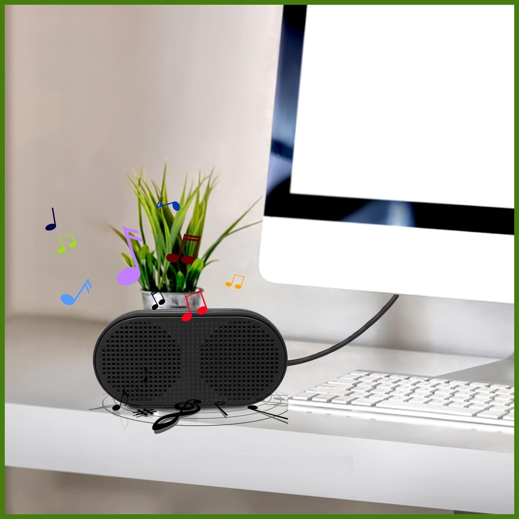 Loa Ngoài 2 Cổng USB Dành Cho Notebook Laptop PC Mini